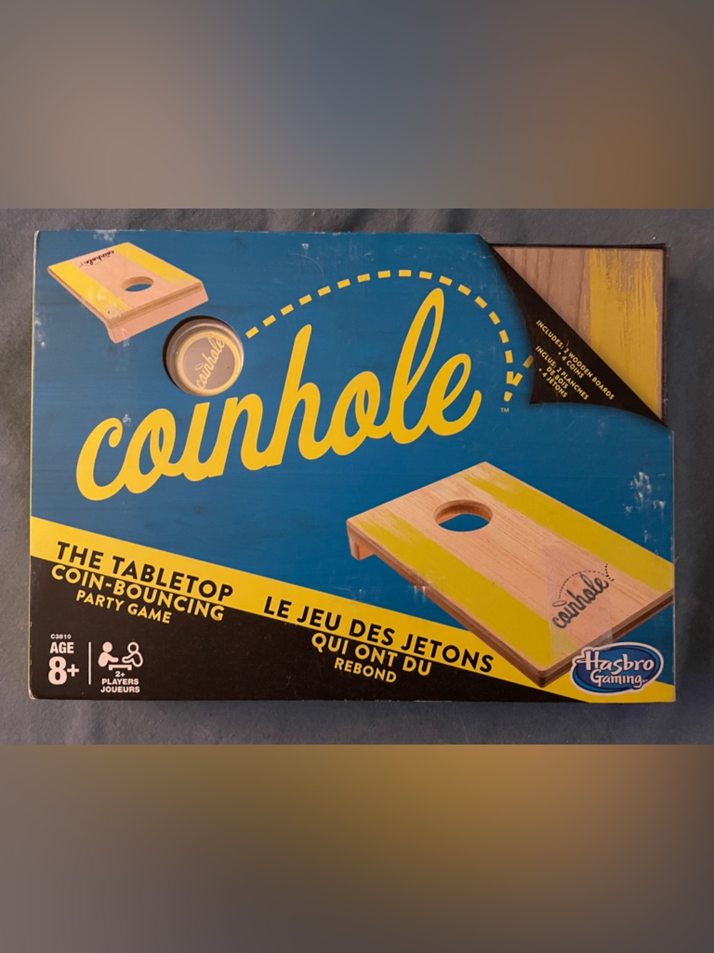 Hasbro Coinhole Tabletop Coin-bouncing Game, NIB